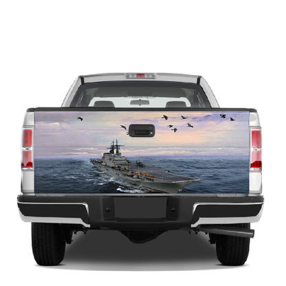 Petthouse | Battleship Ocean Tailgate Wrap Vinyl Graphic Decal Ship Sticker Truck Decoration