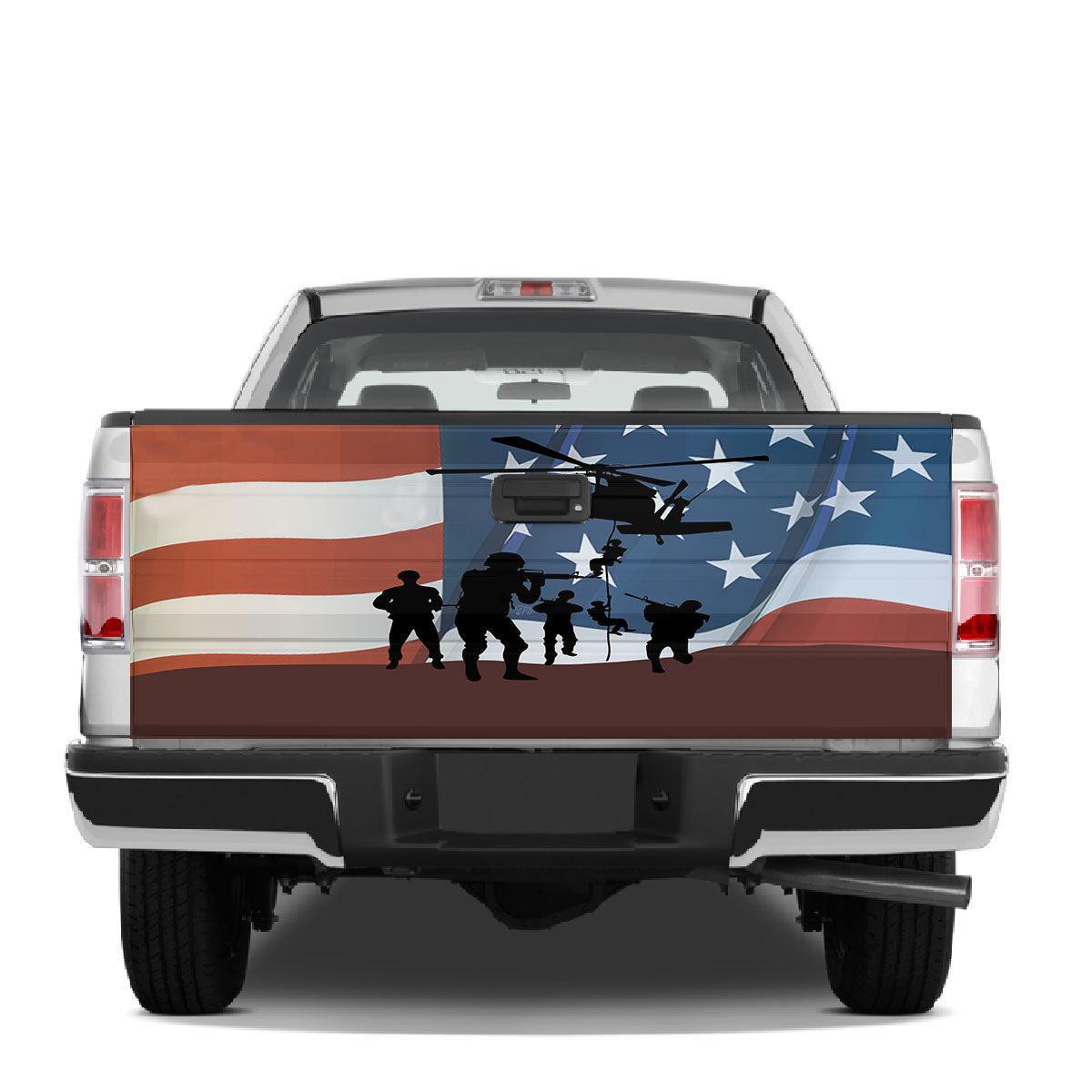 Petthouse | American Veteran Air Force Tailgate Wrap Decal Sticker Us Soldier Military Truck Decoration