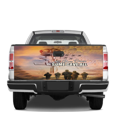 Petthouse | All Gave Some Veteran Army Soldier Tailgate Wrap Decal Memorial Day Gift Freedom Day Gift