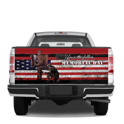 Petthouse | Honor The Fallen Memorial Day Us Veteran Tailgate Wrap Decal Remembrance Day Decoration