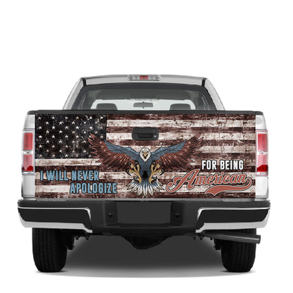 Petthouse | Us Eagle Apologize Tailgate Wrap Decal United State Eagle Tailgate Sticker Truck Decoration