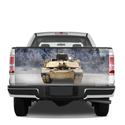 Petthouse | Tank Military Tailgate Wrap Vinyl Graphic Decal Tank Sticker Truck Decoration Gift For Dad