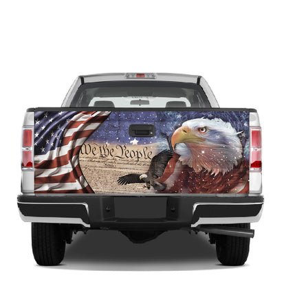 Petthouse | American Veteran Soldier Army Military Tailgate Wrap Decal Us Eagle Sticker Truck Decoration