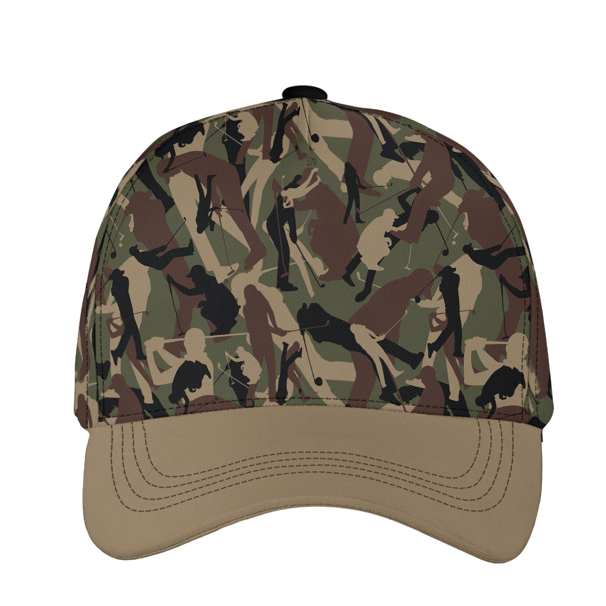 Petthouse | Customized Name Golf Soldier Golf Camo Pattern Baseball Cap Camouflage Pattern Hat Gift For Golf Players