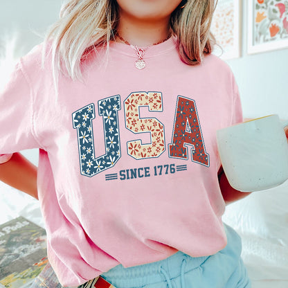 Petthouse | Usa Retro America Shirt, 4th Of July Patriotic Independence Day Shirt, Usa Since 1776 Shirt