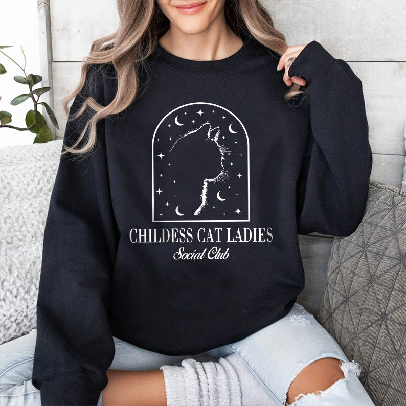 Petthouse | Childless Cat Lady Shirt, Childless Cat Ladies Social Club Shirt, Girl Power 2024