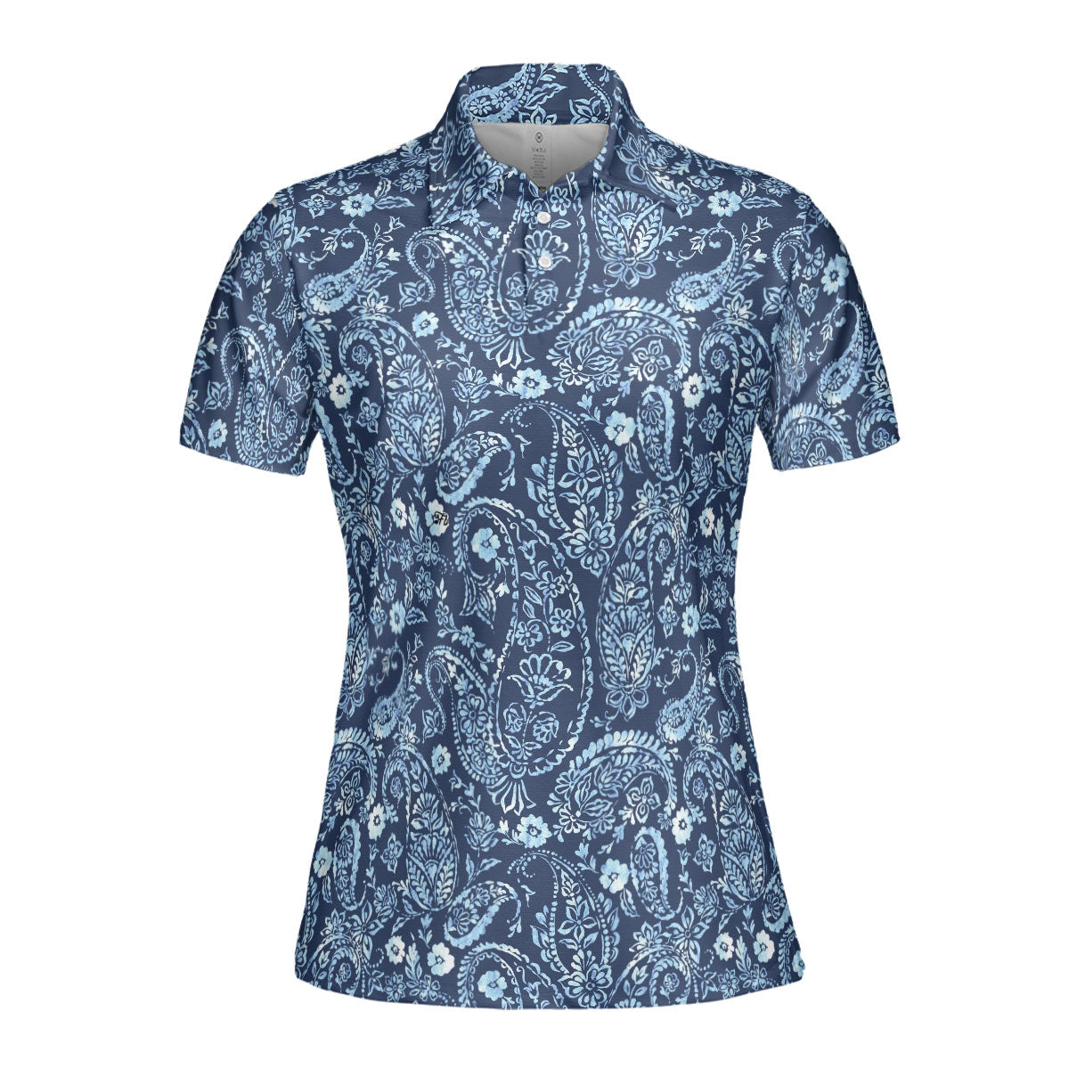 Petthouse | Paisley Pattern Floral Tribal Pattern Women's Polo Shirts Golfing Style Sports Lover