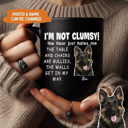 Petthouse | Custom Dogs I'm Not Clumsy The Floor Just Hates Me Shirt, Gift For Dog Dad, Dog Mom