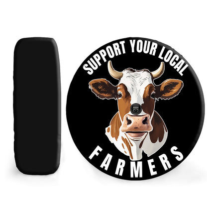 Petthouse | Support Your Local Farmers With A Cow Spare Tire Cover For Farmer Funny Cow Cattle