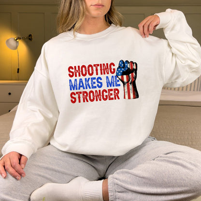 Petthouse | Shooting Makes Me Stronger Shirt, Fight 2024 Shirt, Fighting For America Shirt