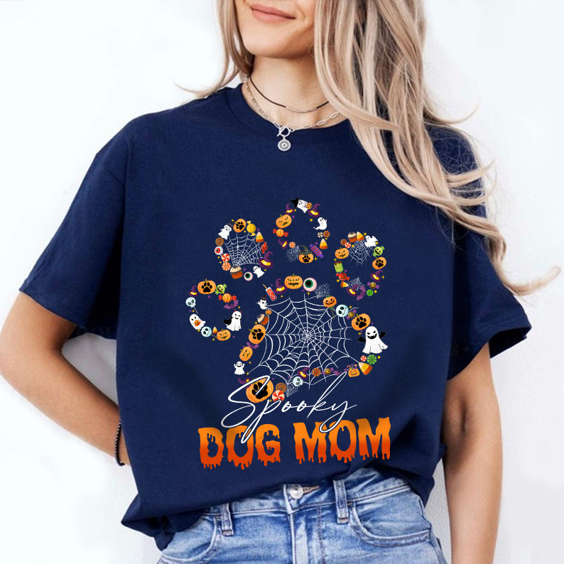 Petthouse | Dog Mom Halloween Shirt, Spooky Dog Mom Halloween, Mom Ghost Halloween, Gift Halloween