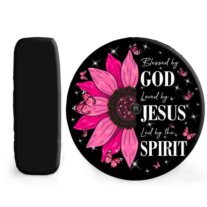 Petthouse | God Jesus Spirit Spare Tire Cover Christian Tire Protector Bible Verse Gift Truck Decoration God's