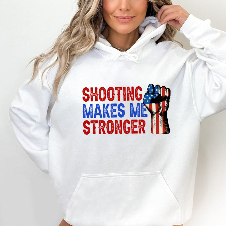 Petthouse | Shooting Makes Me Stronger Shirt, Fight 2024 Shirt, Fighting For America Shirt