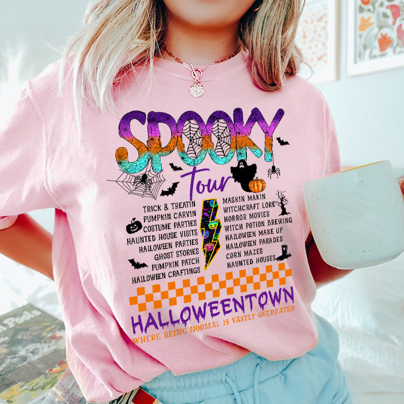 Petthouse | Spooky Tour Halloween Shirt, Halloween Tour, Ghosts Boo, Spooky Halloween Vibes