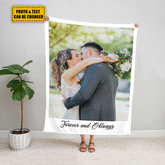 Petthouse | Custom Image Blanket Christmas Fleece Blanket, Quilt Blanket Gift For Family