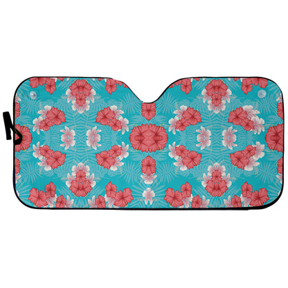 Petthouse | Dog Sunshade Custom Photo Sun Shade Boxer Hawaii Pattern Car Sun Shade Windshield Sun Visor