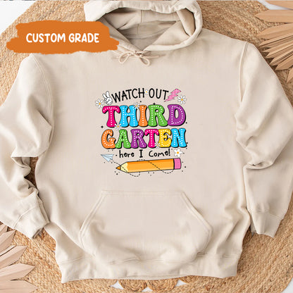 Petthouse | Custom Watch Out Kindergarten I Come Here Cute Shirt, Back To School, First/second Grade