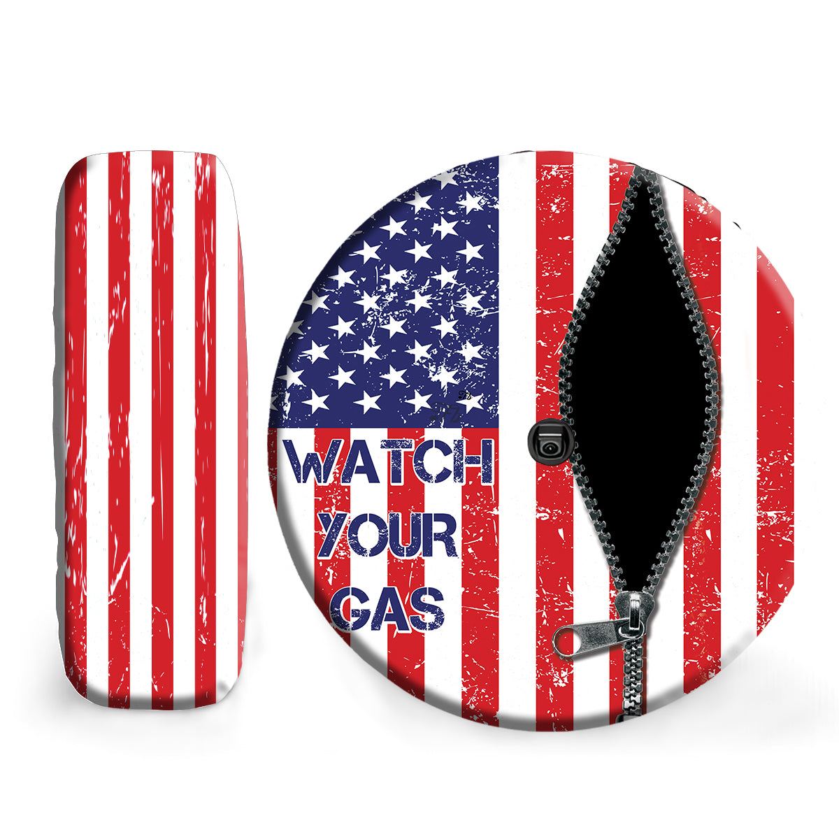 Petthouse | Labrador Retriever Customizable Spare Tire Cover Watch Your Gas Tire Wheel Protector Fun Car