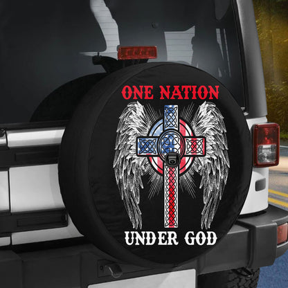 Petthouse | Us Christian Cross Spare Tire Cover American Needs Jesus Car Accessories Patriots Gift Christian