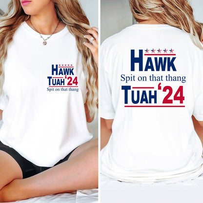 Petthouse | Funny Hawk Tuah Spit On That Thang Shirt, Give'em That Hawk Tuah Lip Spit On That Thang