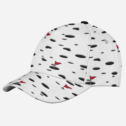 Petthouse | Golf Club Classic Cap Golf Sport Golf Hole Pattern Hat Gift For Golfers Gift For Golf Players Sport's Lover