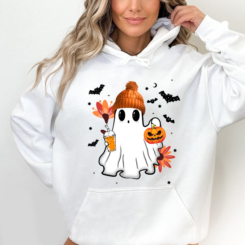 Petthouse | Halloween Ghost Shirt, Cute Ghost Shirt, Womens Halloween Shirt, Spooky Season Shirt