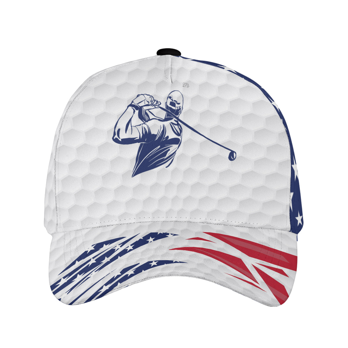 Petthouse | Customized Name American Golfer Cap Patriotic Golf Sport Hat Golf Cap Gift Golfers Gift Golf Lovers Gift