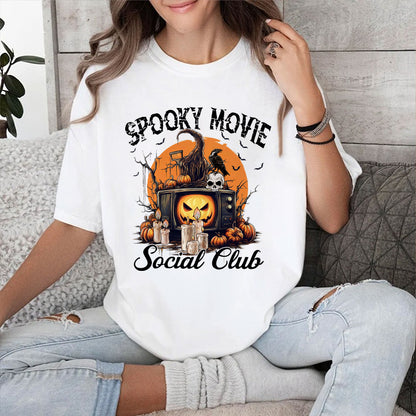 Petthouse | Spooky Movie Social Club Shirt, Funny Halloween Social Club, Spooky Season Horror Movie