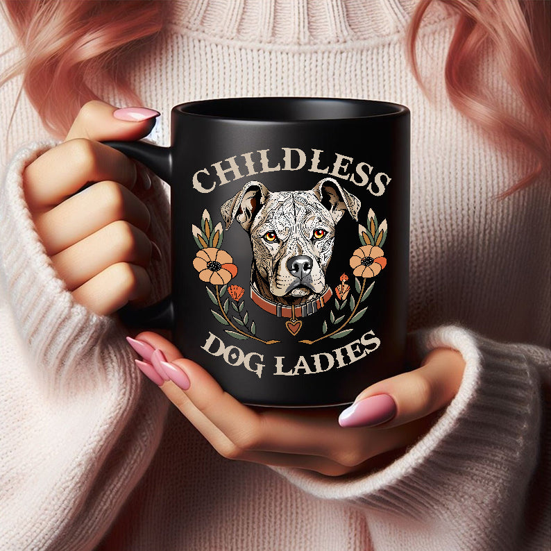 Petthouse | Childless Dog Ladies Women Shirt, Pitbulls Dog Shirt, Dog Lovers Ladies Shirt, Dog Lady