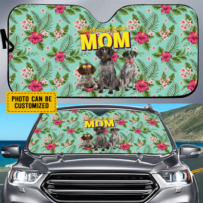 Petthouse | Car Windshield Sunshade Custom Photo German Shorthaired Pointer Hawaii Dog Mom Sun Shade For Car