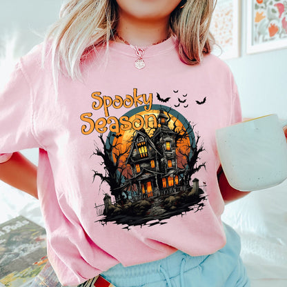 Petthouse | Halloween Spooky Season Shirt, Spooky House Shirt For Mom, Fall Halloween Shirt