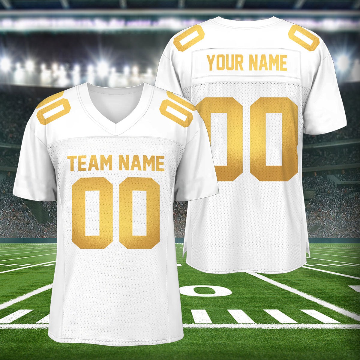 Petthouse | Personalized Football Shirt, Custom Team Name Number Shirt, Matching Football Team Jersey, Football Team Gift