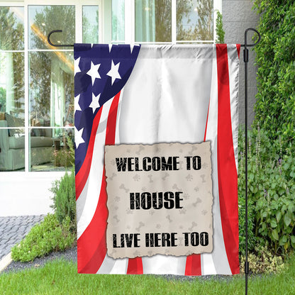 Petthouse | Welcome To The Dog House, Personalized Garden Flags, Gifts For Dog Lovers, Custom Photo Dog Flag