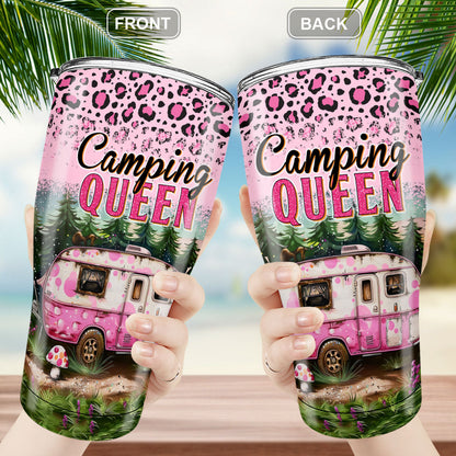 Petthouse | Camping Queen Tumbler, Camping Tumbler Gift, Camper Gift For Girls, Camping Queen, Mother Gift