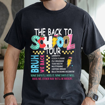 Petthouse | The Back To School Tour Shirt, Bruh We Back Teacher Shirt, Back To School Gift