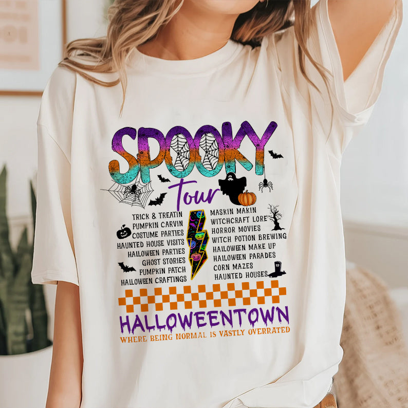 Petthouse | Spooky Tour Halloween Shirt, Halloween Tour, Ghosts Boo, Spooky Halloween Vibes