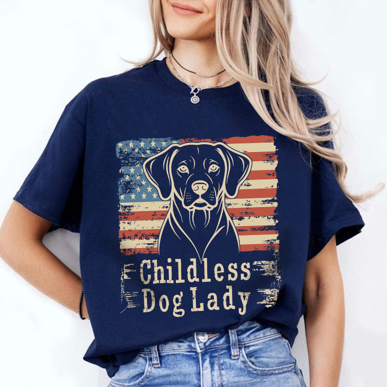 Petthouse | Childless Dog Lady Shirt, 2024 Dog Lady Shirt, Dog Lady Shirt, Childless Cat Lady