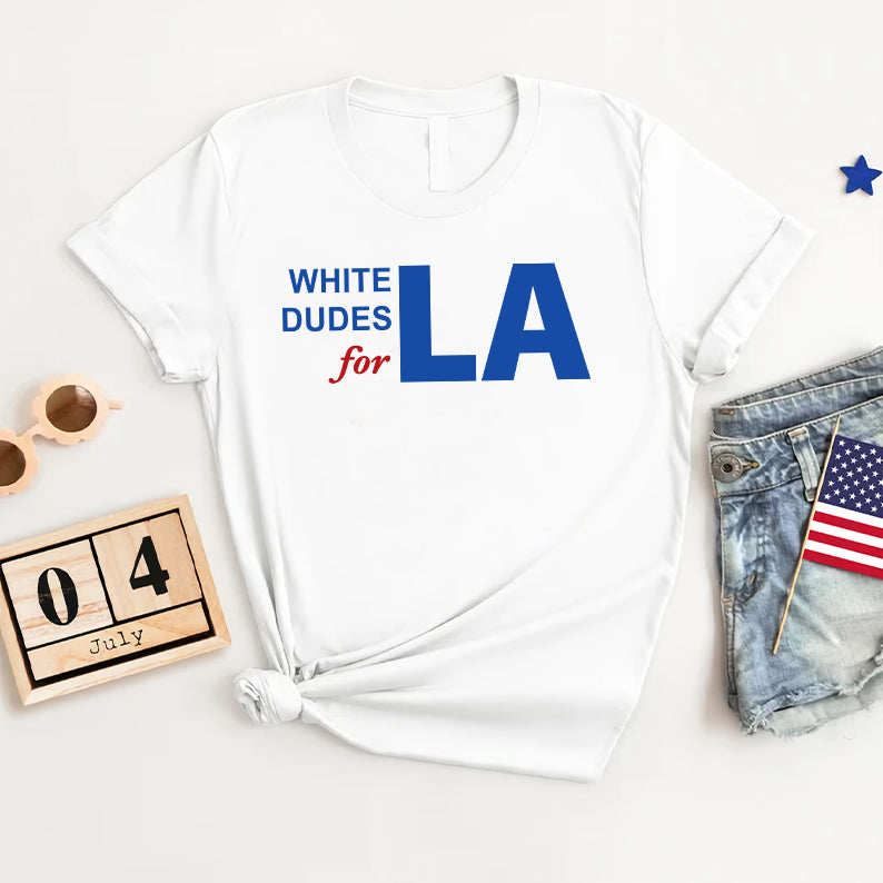 Petthouse | White Dudes For La Shirt, White Dudes For Comma La Tshirt, Girl Power Madame Shirt