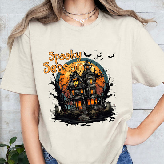 Petthouse | Halloween Spooky Season Shirt, Spooky House Shirt For Mom, Fall Halloween Shirt