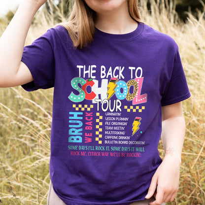 Petthouse | The Back To School Tour Shirt, Bruh We Back Teacher Shirt, Back To School Gift