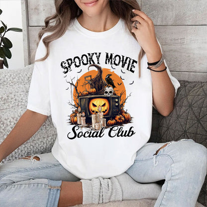 Petthouse | Spooky Movie Social Club Shirt, Funny Halloween Social Club, Spooky Season Horror Movie