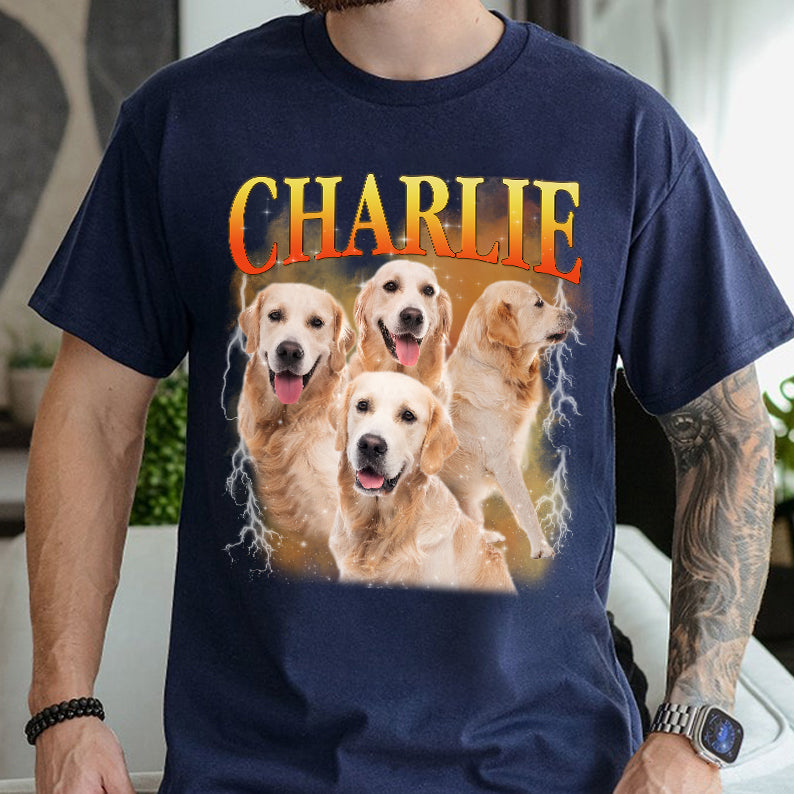 Petthouse | Custom Pet Photo Shirt, Vintage Pet Tshirt Pet, T Shirts For Pet Lovers, Vintage 90's Tee