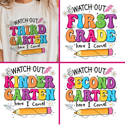 Petthouse | Custom Watch Out Kindergarten I Come Here Cute Shirt, Back To School, First/second Grade