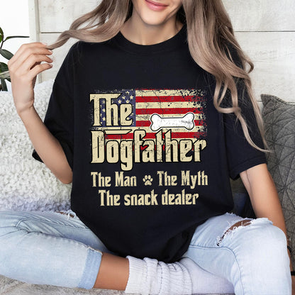 Petthouse | Personalized The Dog Father T Shirt, Dog Dad Shirt, Father's Day Gift, Dog Lovers