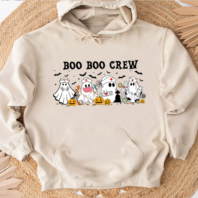 Petthouse | Halloween Nurse Shirt, Boo Boo Crew, Nurse Shirt For Women, Spooky Season, Boo Nurse Halloween