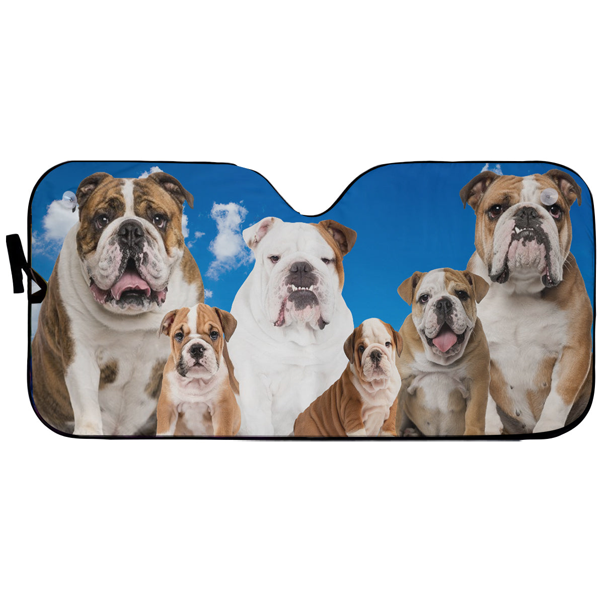 Petthouse | English Bulldog Car Sun Shade Dog Car Protector Car Accessories Dog Dad Mom Gift Dog's Lovers