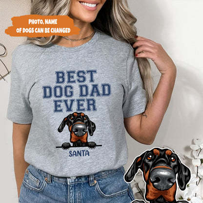 Petthouse | Custom Best Dog Dad Ever, Dog Dad Shirt, Pet Lover Shirt, Dog Lover Gift, Father's Day