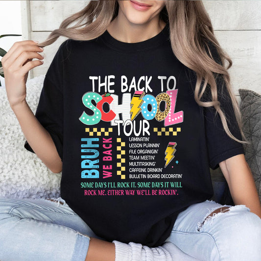 Petthouse | The Back To School Tour Shirt, Bruh We Back Teacher Shirt, Back To School Gift