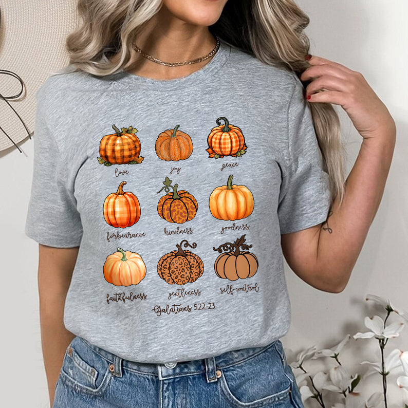 Petthouse | Fall Pumpkin Jesus Bible Shirt, Buffalo Plaid Leopard Pumpkin Halloween, Bible Verse Christian