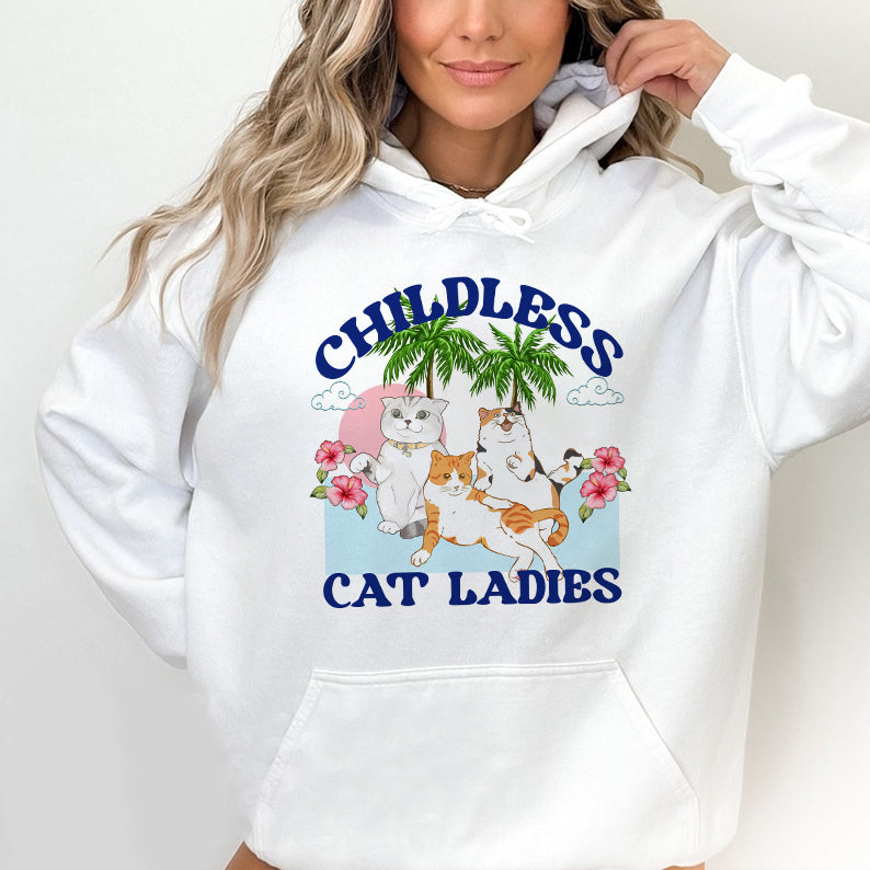 Petthouse | Childless Cat Ladies Shirt, Childless Cat Lady, Cat Ladies Coconut Tree, Comma La America